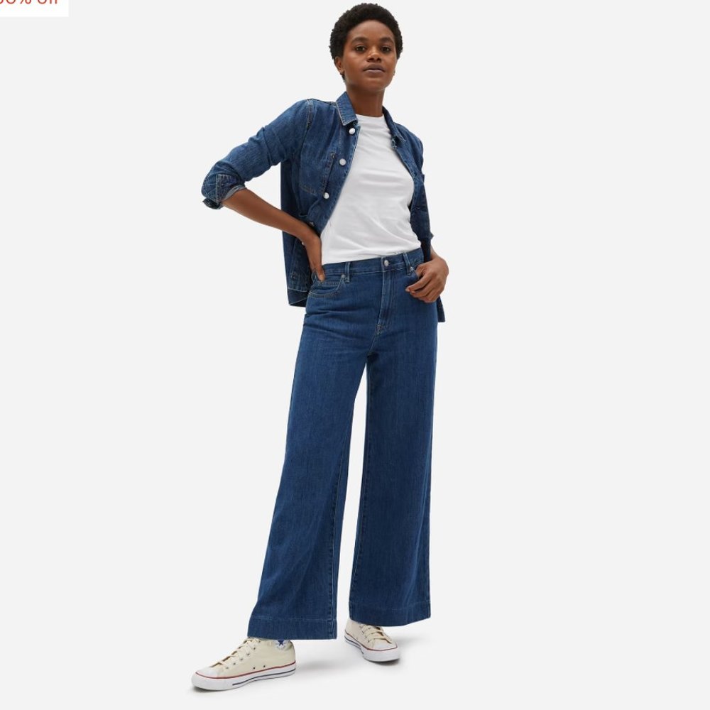 Everlane Summer Wide Leg Jean High Rise